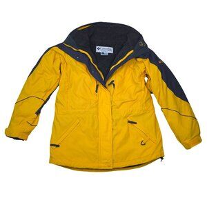 Columbia Interchange Core Ski Jacket Coat M Removable Liner Waterproof